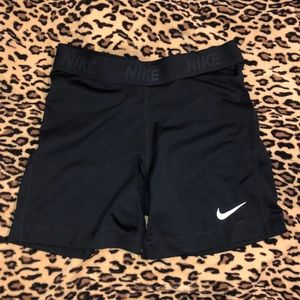 black nice spandex shorts